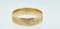 14K GREEK DESIGN ENGAGEMENT MAN'S RING – 14 6MM – JY Jewelry Wholesale