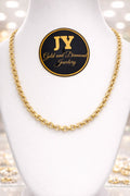 10K ROLO CHAIN – 18" – JY Jewelry Wholesale