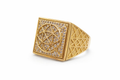 110KT SQUARE ROSETTA RING – 11 – JY Jewelry Wholesale