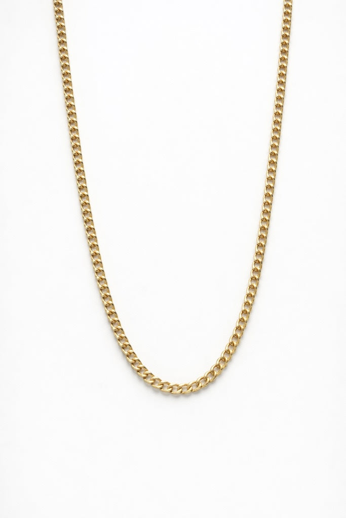 10K HOLLOW CUBAN CURB FLAT CHAIN – 20" 2MM – JY Jewelry Wholesale