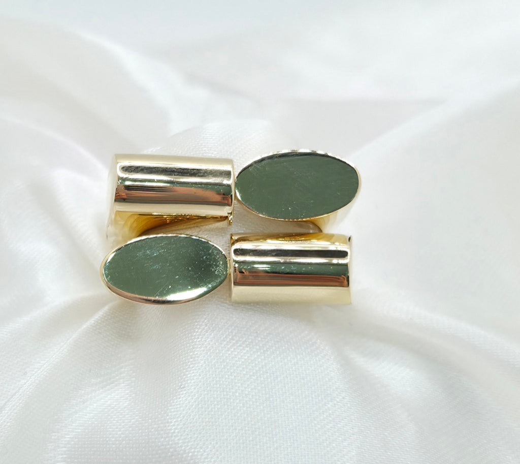 14K MODER GEOMETRIC SQUARE WOMEN'S RING – 7 – JY Jewelry Wholesale