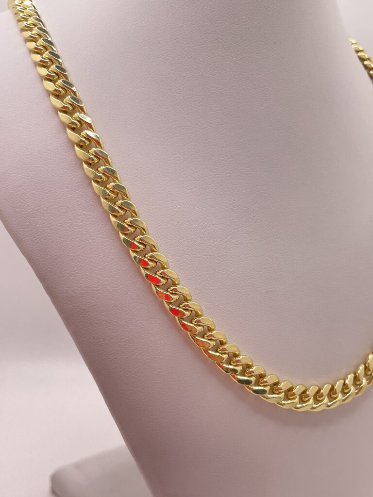 10K SEMISOLID MIAMI CUBAN CHAIN 7MM 22" – JY Jewelry Wholesale