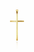 10K DIAMOND CUT DESIGN CROSS PENDANT – JY Jewelry Wholesale