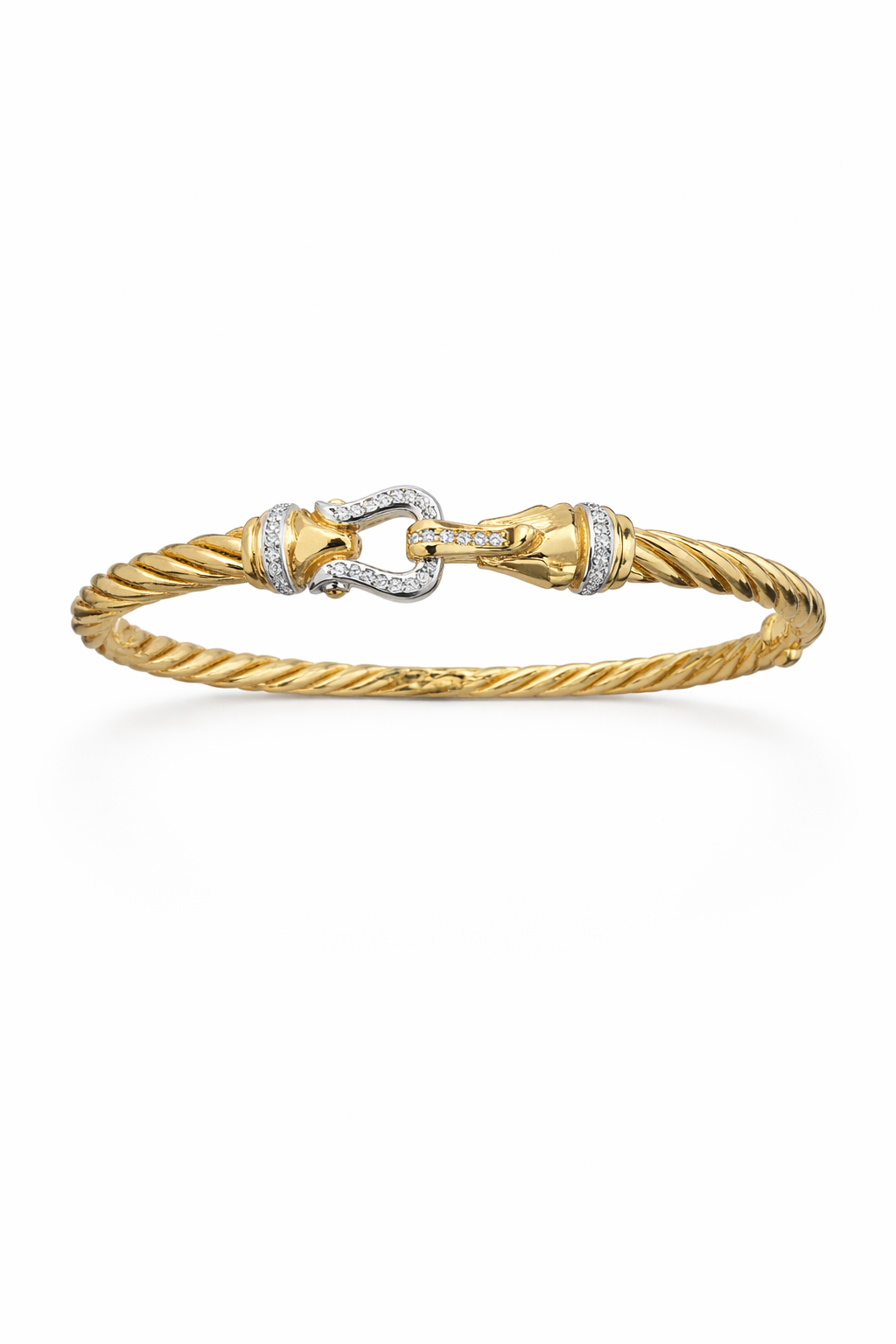 10K EXOTIC ROPE DESIGN BANGLE – JY Jewelry Wholesale