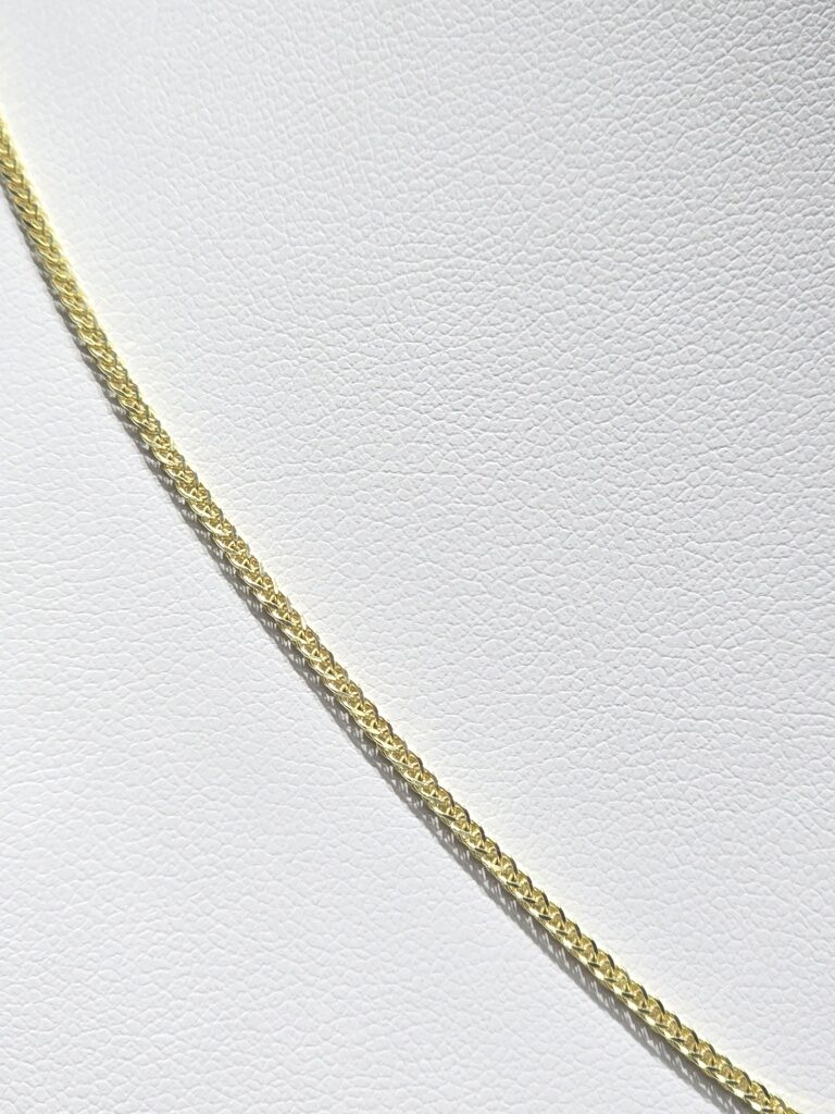 14K HOLLOW FRANCO CHAIN 1.3MM – JY Jewelry Wholesale