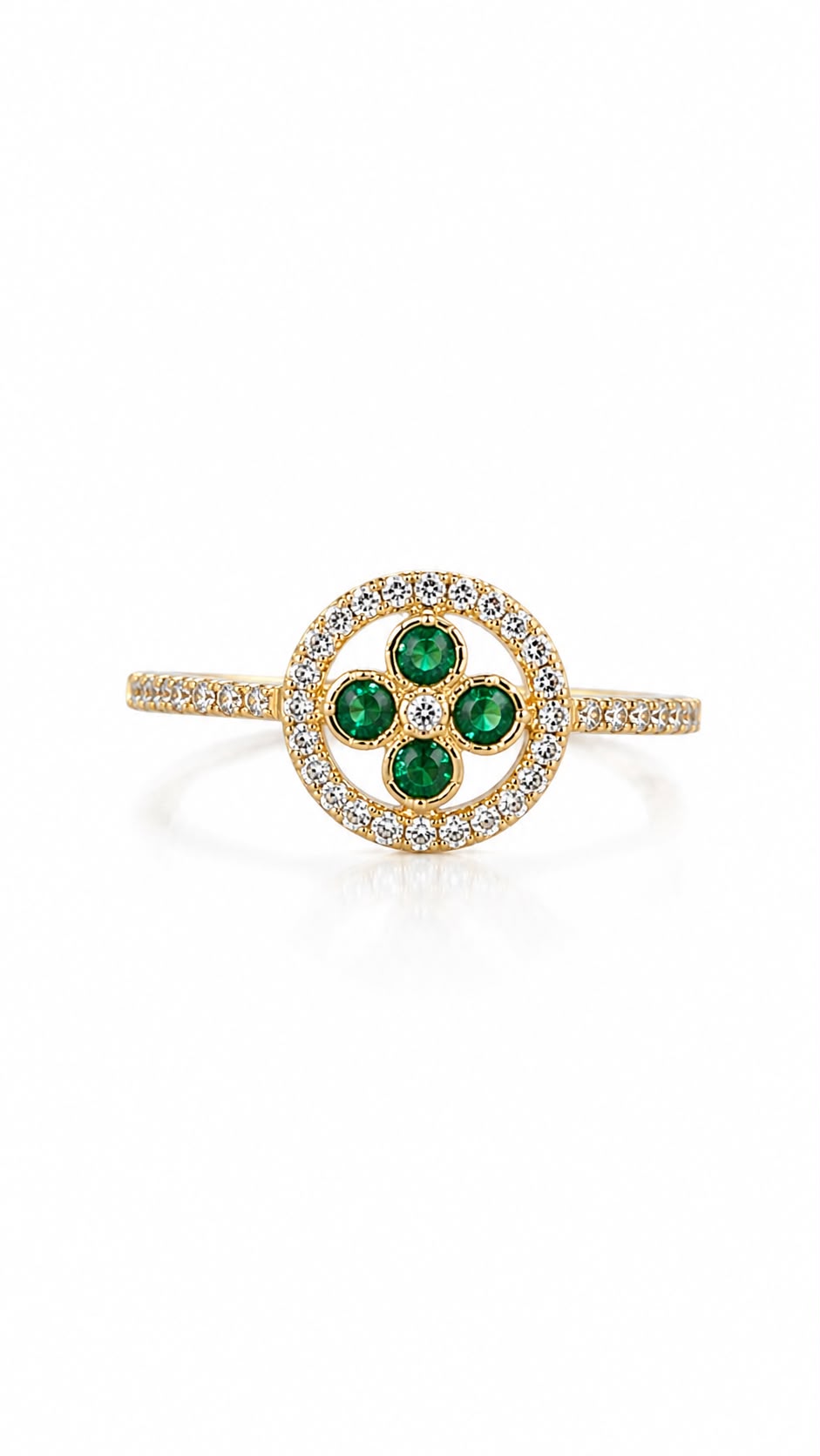 10K CZ ROUND RING – 7 – JY Jewelry Wholesale