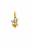 10K DIAMOND ROSE PENDANT – JY Jewelry Wholesale