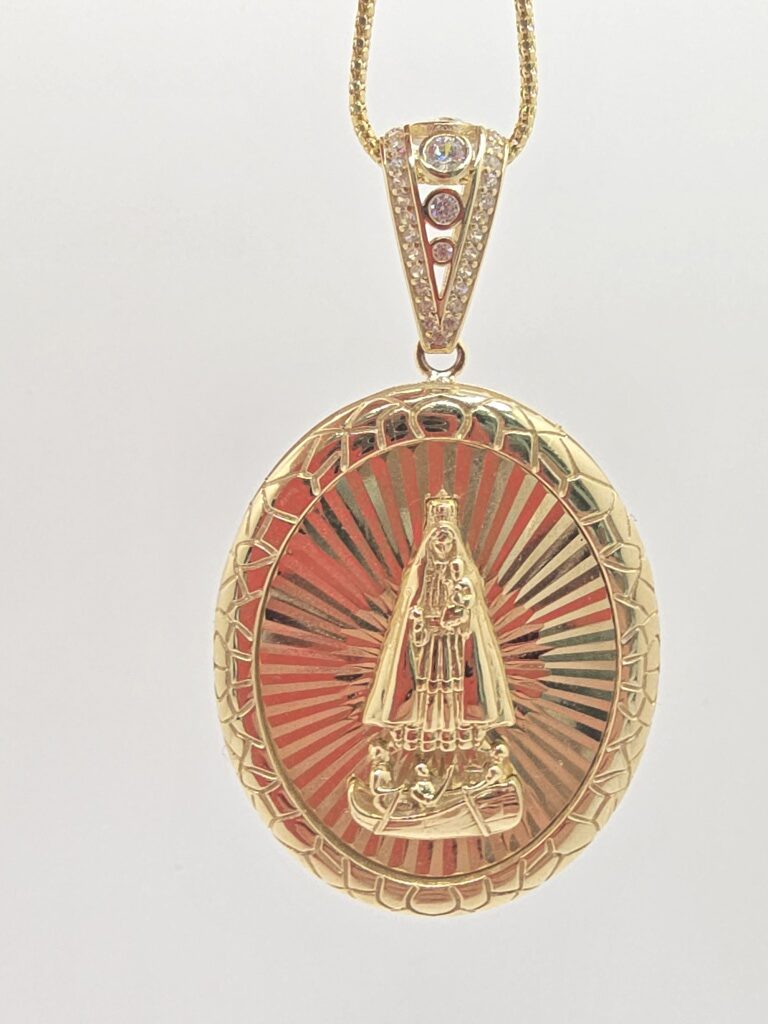 10K MEDIUM OVAL CARIDAD PENDANT – JY Jewelry Wholesale