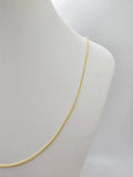 10K POP CORN CHAIN – 24" 2MM – JY Jewelry Wholesale