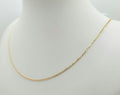 10K SOLID BABY CUBAN CURB FLAT CHAIN – 16" 0.9MM – JY Jewelry Wholesale