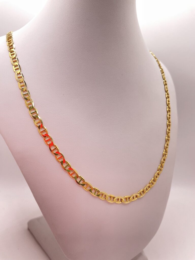 14K SOLID MARINER CHAIN – 20" 4.5MM – JY Jewelry Wholesale