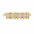 14K DIAMOND FIVESTONES RING+DIAMOND – 7 – JY Jewelry Wholesale
