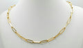 14K PAPER CLIP CHAIN – 20" 5MM – JY Jewelry Wholesale