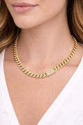 10K MONACO STYLE CHAIN – 6MM 18" – JY Jewelry Wholesale