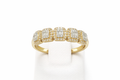 14K GNATURAL DIAMOND CLUSTER RING 0.49CT – 7.5 – JY Jewelry Wholesale