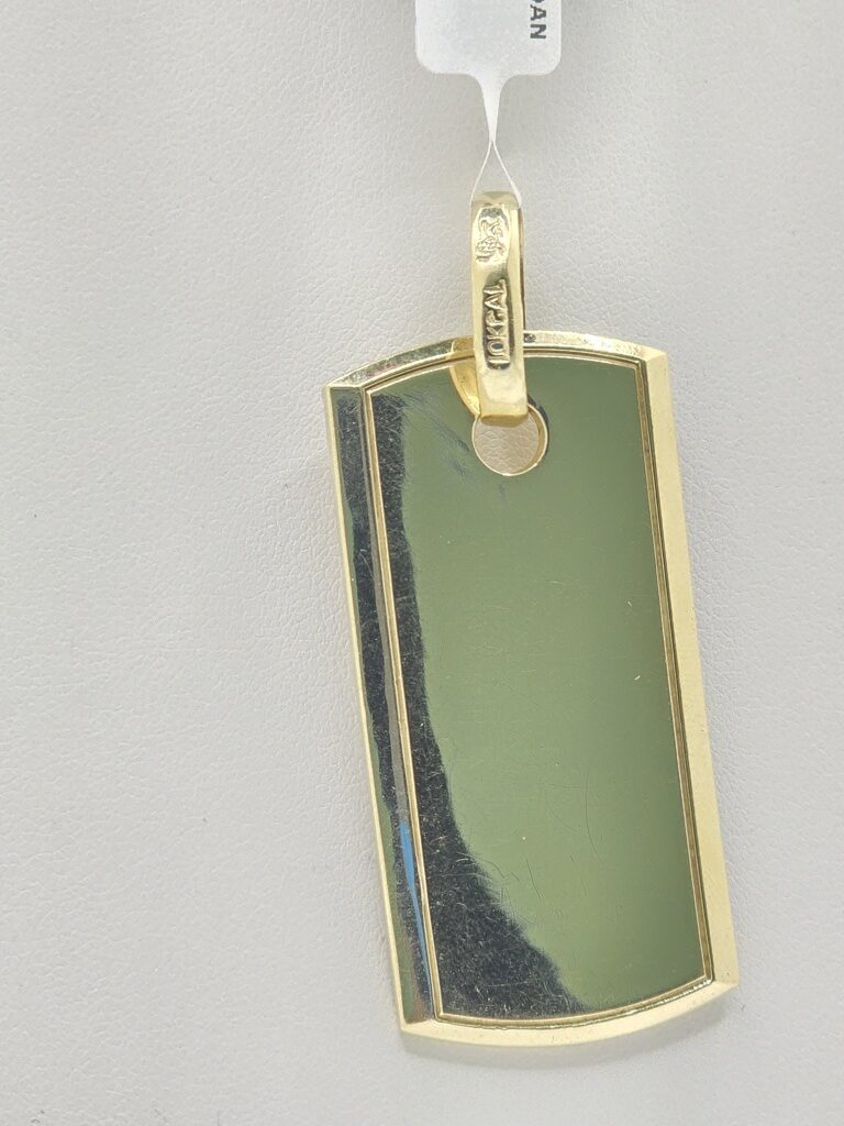 10K NAME TAG PLAIN PENDANT – JY Jewelry Wholesale