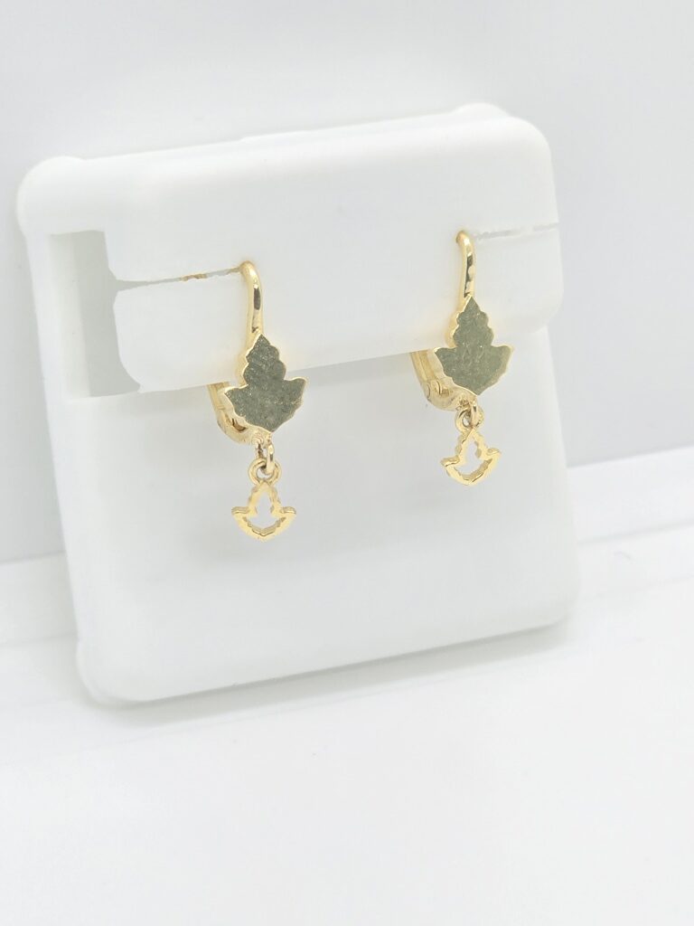 10K MAPLE LEAF EARRINGS – JY Jewelry Wholesale