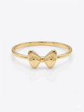 14K DELICATE RING WITH A BOW – 7 – JY Jewelry Wholesale