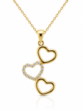 14K CZ HEART PENDANT Size – JY Jewelry Wholesale