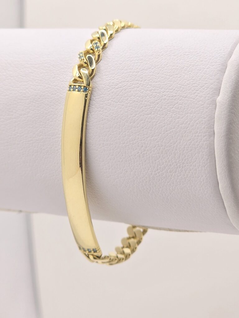 10K BABY ID BRACELET MONACO CERTIFIED – JY Jewelry Wholesale