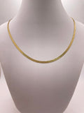 10K FLAT NECKLACE 3MM – JY Jewelry Wholesale
