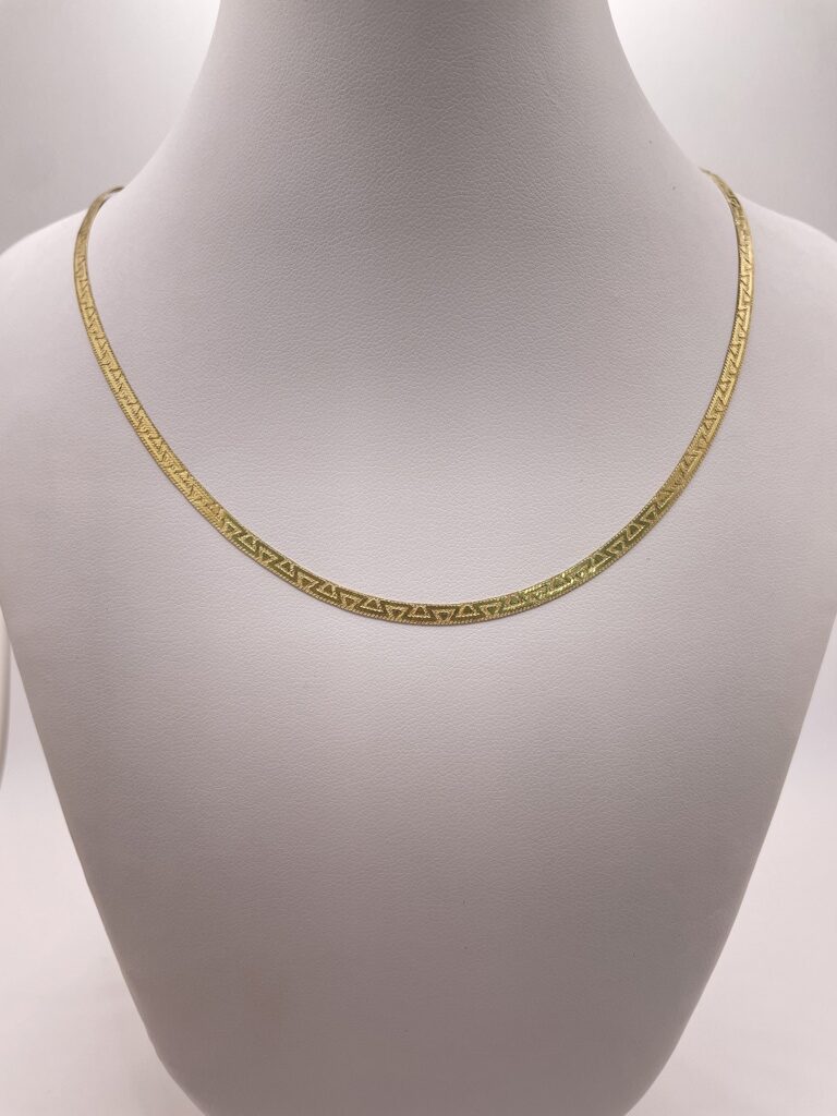 10K FLAT NECKLACE 3MM – JY Jewelry Wholesale