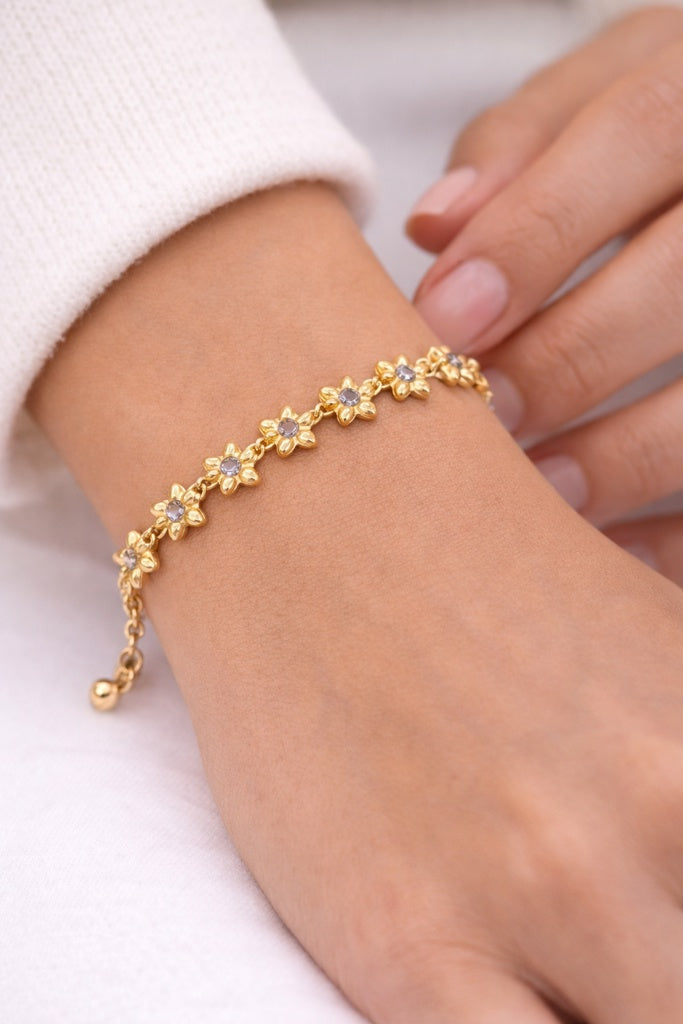 14K BUTTERFLY BRACELET – 7 – JY Jewelry Wholesale