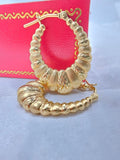 10K VINTAGE SHRIMP DESING HOOPS EARRINGS – 3 – JY Jewelry Wholesale