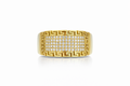 14K CZ RING WITH TWIST UNDERNEATH – 8.5 – JY Jewelry Wholesale