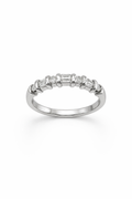 14K DELICATE WHITE GOLD DIAMOND WOMAN'S RING – 7 – JY Jewelry Wholesale