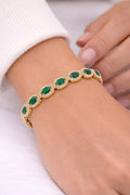 14K GREEN STONE BRACELET – 8 – JY Jewelry Wholesale