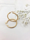 10K NEVADAS TWISTED CUBAN STYLE HOOPS EARRINGS – 4 3MM – JY Jewelry Wholesale