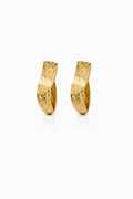 14K VINTAGE STYLE X DETAILS OMEGA BACK EARRINGS – JY Jewelry Wholesale