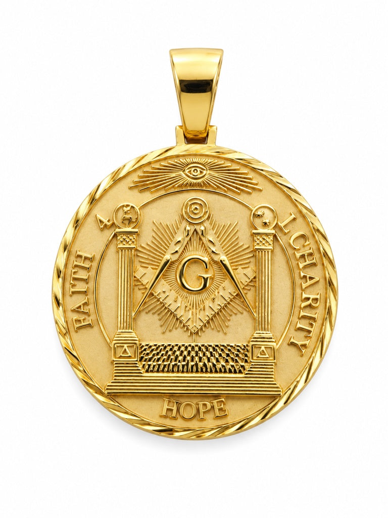 10K SOLID MASONIC PENDANT – JY Jewelry Wholesale