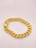 10K HOLLOW MIAMI CUBAN BRACELET – 9" 13MM – JY Jewelry Wholesale