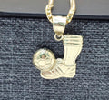 10K SOCCER BALL ON SHOE PENDANT – JY Jewelry Wholesale