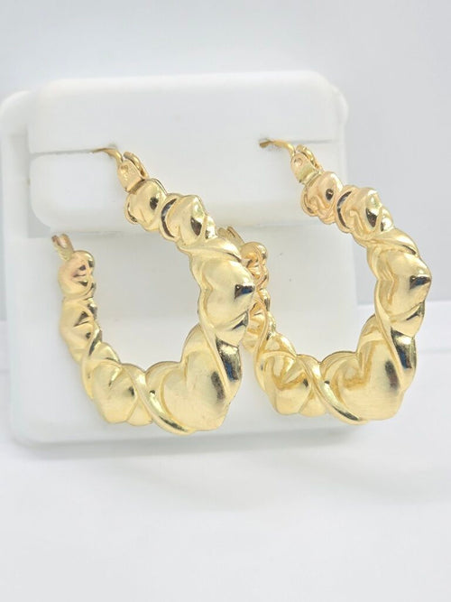 10K 7 HEARTS HOOP EARRINGS – JY Jewelry Wholesale