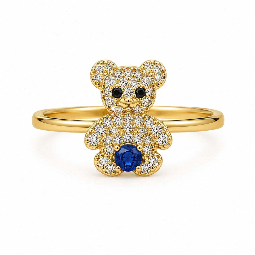10K BLUE BEAR RING – 6 – JY Jewelry Wholesale