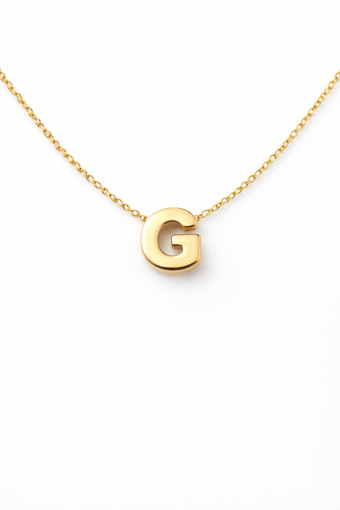 10K CHAIN ??WITH LETTER "G" PENDANT – 18 – JY Jewelry Wholesale