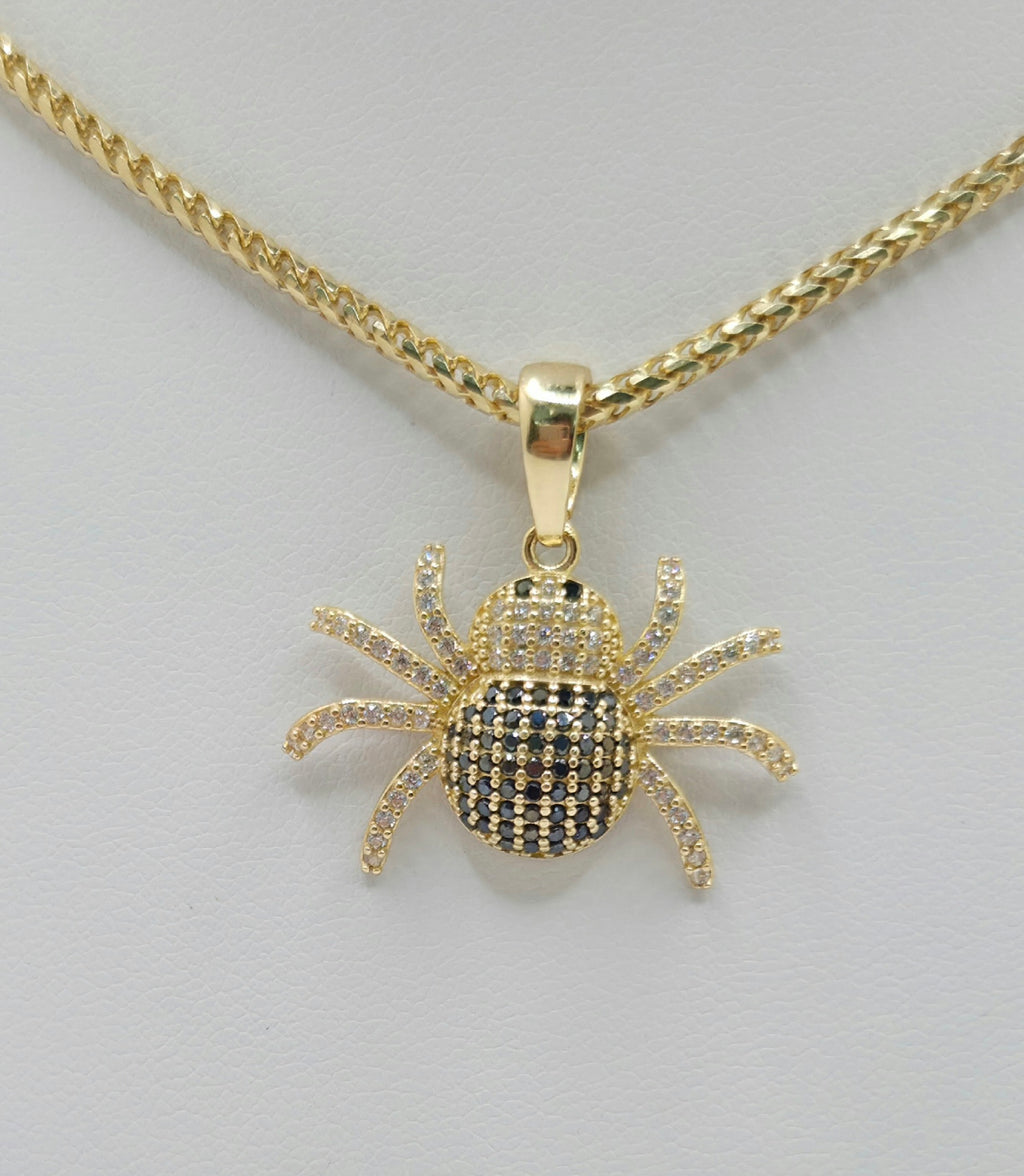 14K CZ SPIDER PENDANT – JY Jewelry Wholesale