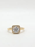 14K DELICATE SQUARE PROMISE RING – 7 – JY Jewelry Wholesale