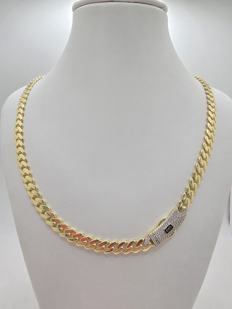 10K MONACO CERTIFIED CHAIN – 6.5MM 22" – JY Jewelry Wholesale