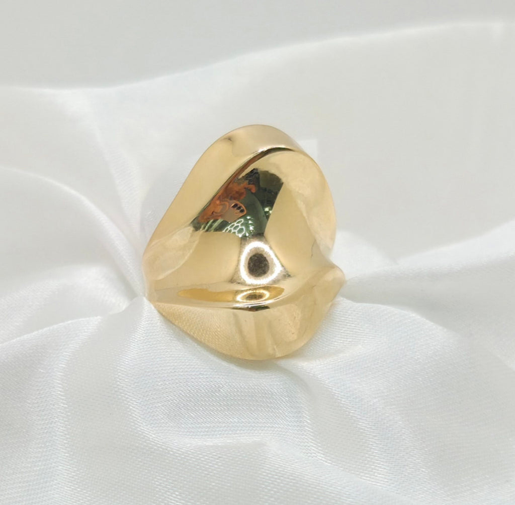 14K ABSTRACT MODERNIST WOMEN'S RING – 7.5 – JY Jewelry Wholesale