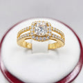 14K YG SOLITAIRE 1CT MOISSANITE WOMAN'S RING – 7 – JY Jewelry Wholesale
