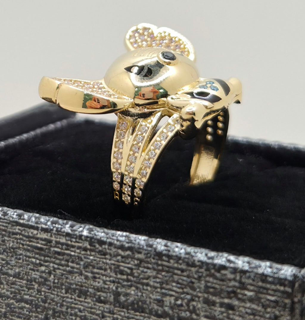 10K CZ DELICATE STITCH RING – 9 – JY Jewelry Wholesale
