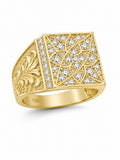 10K SQUARE ROSETTA RING – 13 – JY Jewelry Wholesale