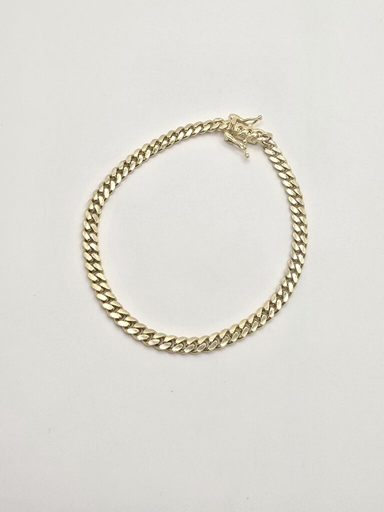 10K SOLID MIAMI CUBAN BRACELET – 8" 3MM – JY Jewelry Wholesale