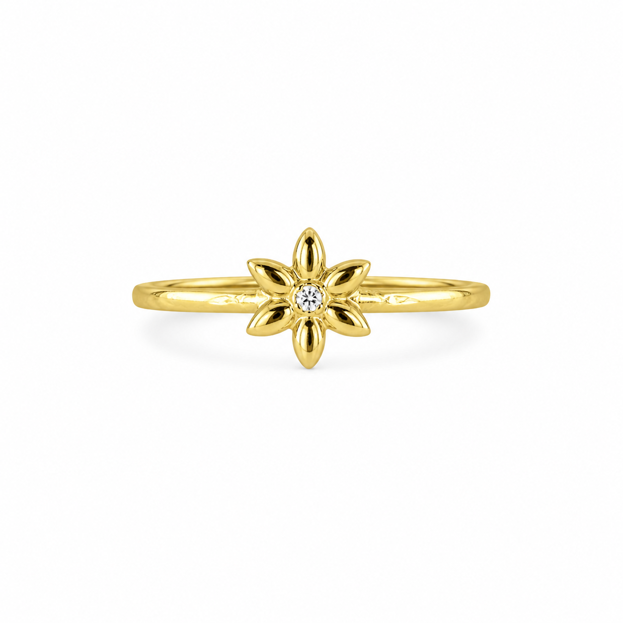 10K FLOWER RING – 8.5 – JY Jewelry Wholesale