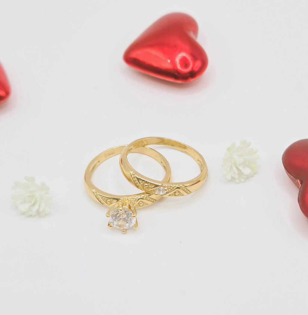 10K RHOMBUS DETAILS ENGAGEMENT WOMAN'S – 7 – JY Jewelry Wholesale