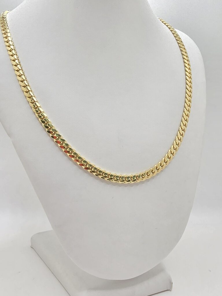 10K SOLID MIAMI CUBAN CHAIN – 20" 5MM – JY Jewelry Wholesale